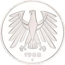 5 марок 1988 F  