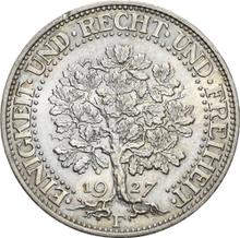 5 Reichsmark 1927 F   "Oak Tree"
