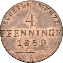 4 Pfennige 1839 A  