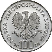 100 злотых 1975 MW  SW "Игнаций Ян Падеревский"