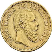 20 марок 1876 F   "Вюртемберг"
