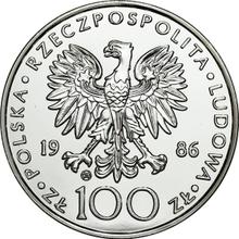 100 Zlotych 1986 CHI   "John Paul II"
