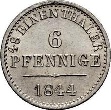 6 Pfennige 1844  B 