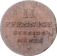 2 pfennige 1831 C  