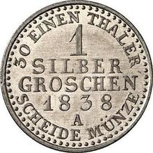 Silber Groschen 1838 A  