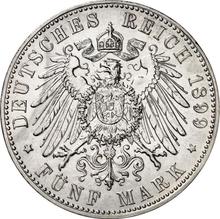 5 marcos 1899 J   "Hamburg"