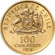 100 песо 1976 So   "Освобождение Чили"