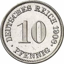 10 Pfennige 1908 J  