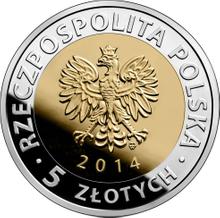 5 Zlotych 2014 MW   "The Royal Castle in Warsaw"