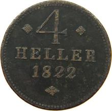 4 геллера 1822   