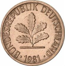 1 Pfennig 1981 G  