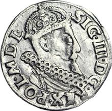 3 Groszy (Trojak) no date (no-date-1624)    "Krakow Mint"