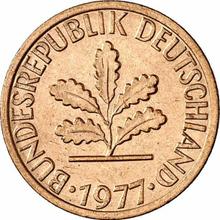 1 Pfennig 1977 D  