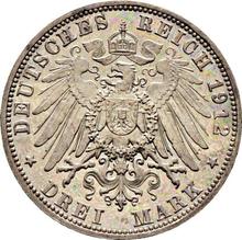 3 marcos 1912 D   "Bavaria"