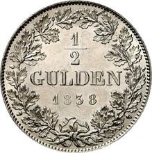 1/2 guldena 1838   