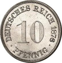 10 Pfennig 1876 F  