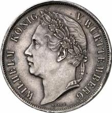 1 florín 1845    "Visita de la reina a la casa de moneda"