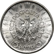 5 Zlotych 1936    "Józef Piłsudski"