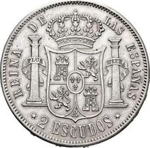 2 escudo 1867   