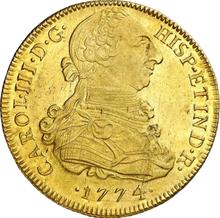 8 Escudos 1774  MJ 