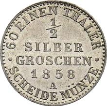 1/2 silbergroschen 1858 A  