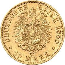 10 marcos 1880 F   "Würtenberg"