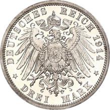 3 marcos 1914 A   "Lübeck"