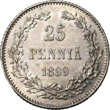 25 Penniä 1899  L 