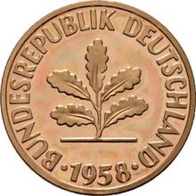 2 Pfennig 1958 G  