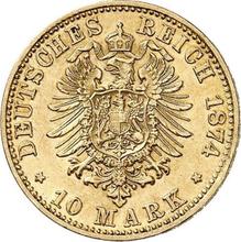 10 Mark 1874 E   "Sachsen"