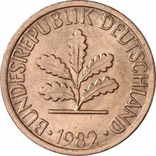 1 Pfennig 1982 D  