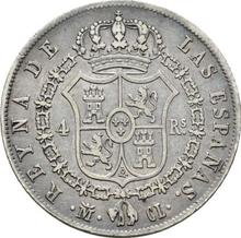4 reales 1848 M CL 