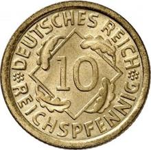 10 рейхспфеннигов 1929 J  