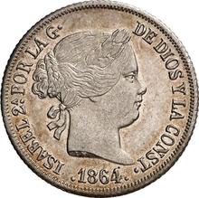 10 centavos 1864   