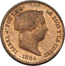 10 centimos de real 1864   