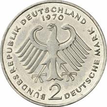 2 Mark 1970 J   "Konrad Adenauer"