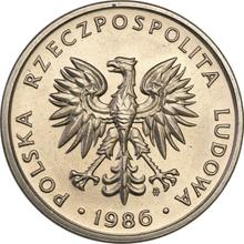 5 złotych 1986 MW   (PRÓBA)