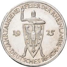 3 Reichsmark 1925 F   "Rheinlande"