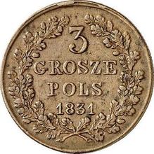 3 grosze 1831  KG  "Powstanie listopadowe"