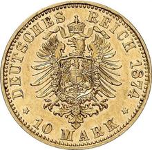 10 marcos 1874 B   "Oldemburgo"