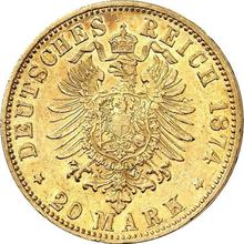20 марок 1874 G   "Баден"