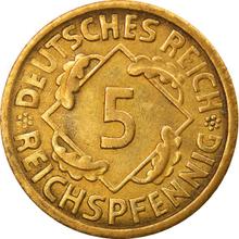 5 Reichspfennigs 1924 A  