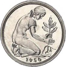 50 Pfennige 1950 G   "Bank deutscher Länder"