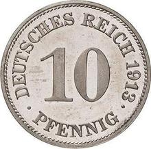 10 Pfennig 1913 E  