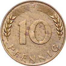10 fenigów 1949    "Bank deutscher Länder"