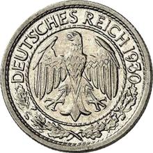 50 Reichspfennig 1930 E  