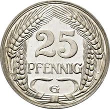 25 fenigów 1909 G  