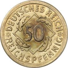 50 рейхспфеннигов 1925 F  