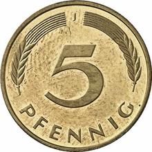 5 Pfennig 1995 J  