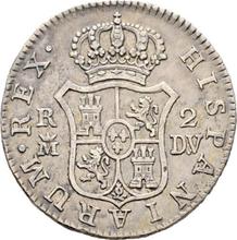 2 reales 1787 M DV 
